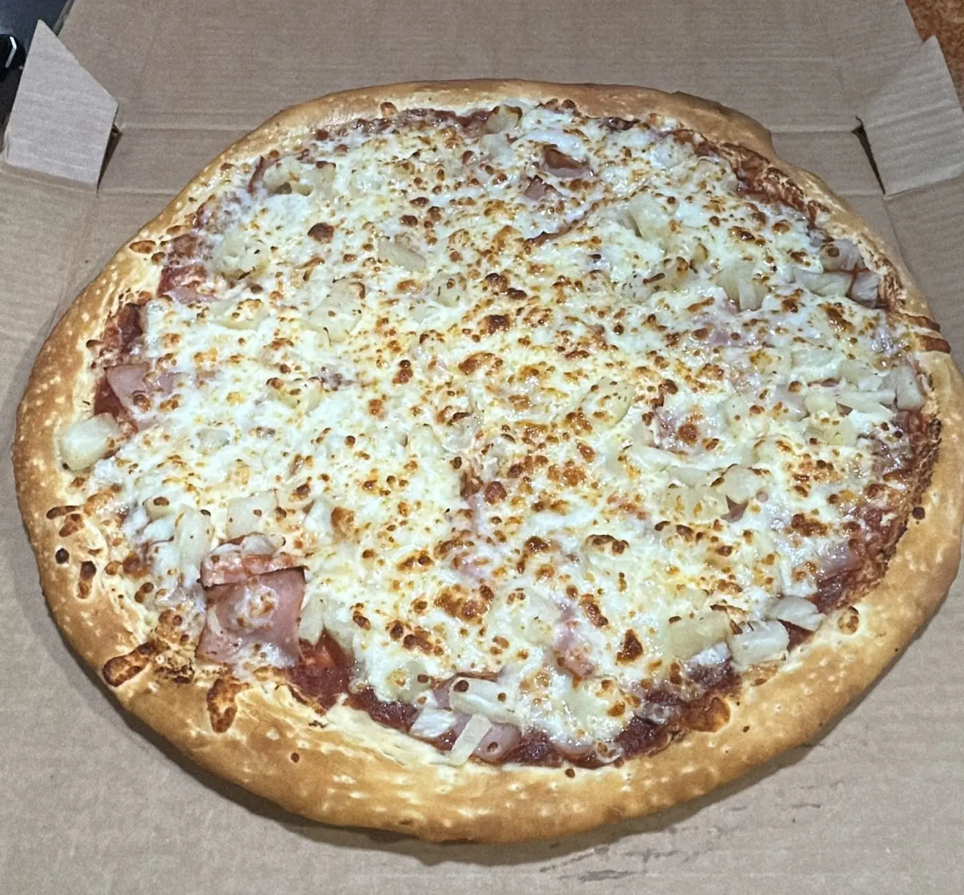 Pizza Hawaiana (12 porciones)